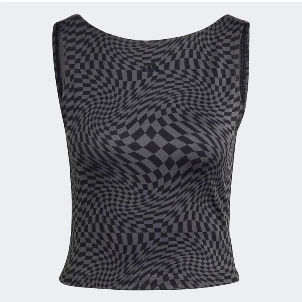 ADIDAS PRINT CLASH YOGA TANK TOP